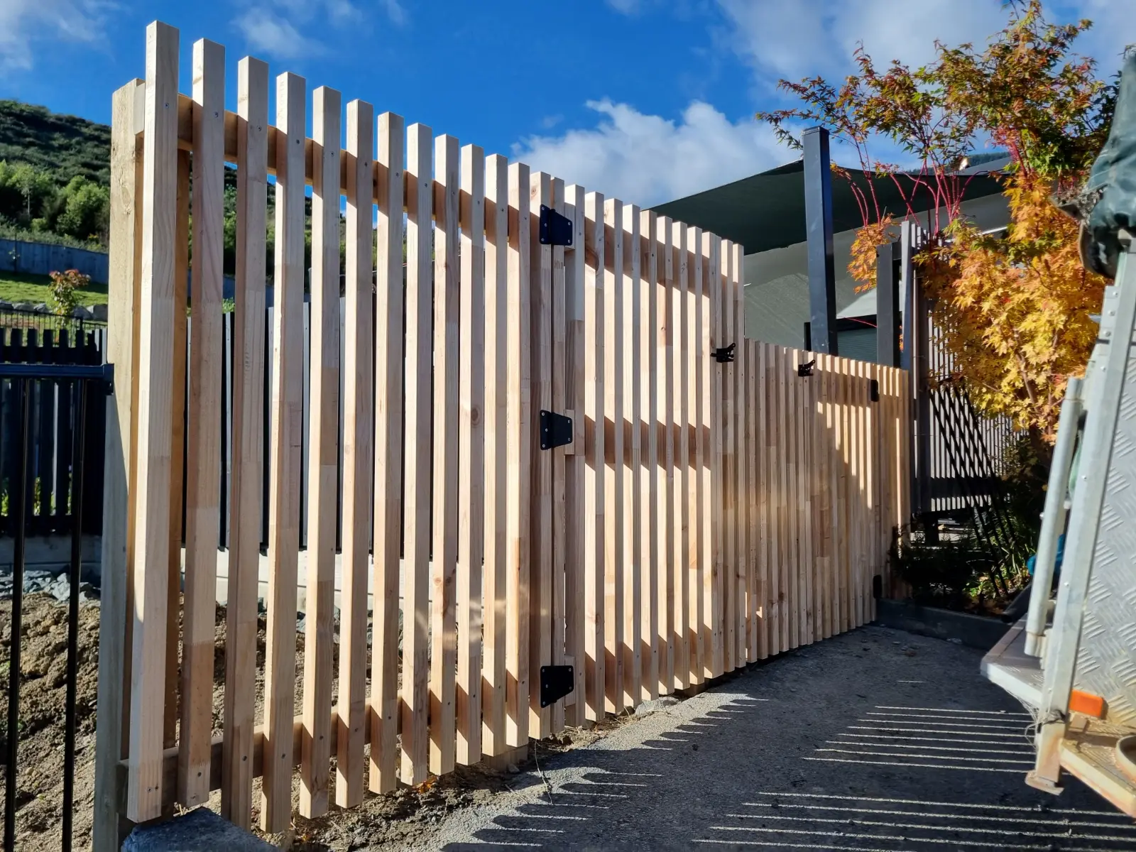 Batten Balustrade Automated Gates